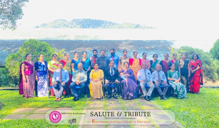 Read more about the article A grand felicitation Ceremony under the name “Salute and Tribute” on the retirement of Mr. Ajantha Nimirathna
